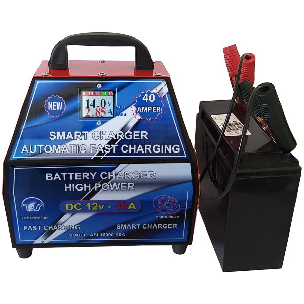 شارژر اتوماتیک باتری خودرو مدل asl-16000-40A