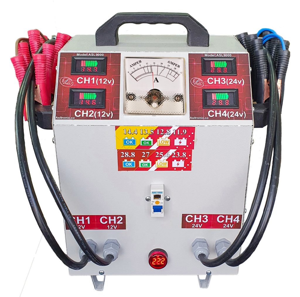 شارژر باتری خودرو اتوماتیک 12-24 مدل 9000
